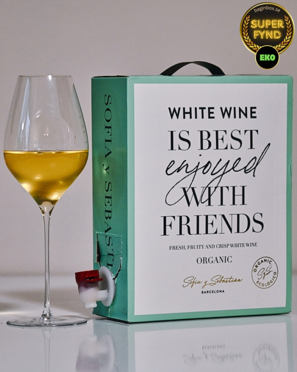 Sofia y Sebastian White Wine is Best Enjoyed with Friends Organic 2024 6 av 6 SUPERFYND EKO